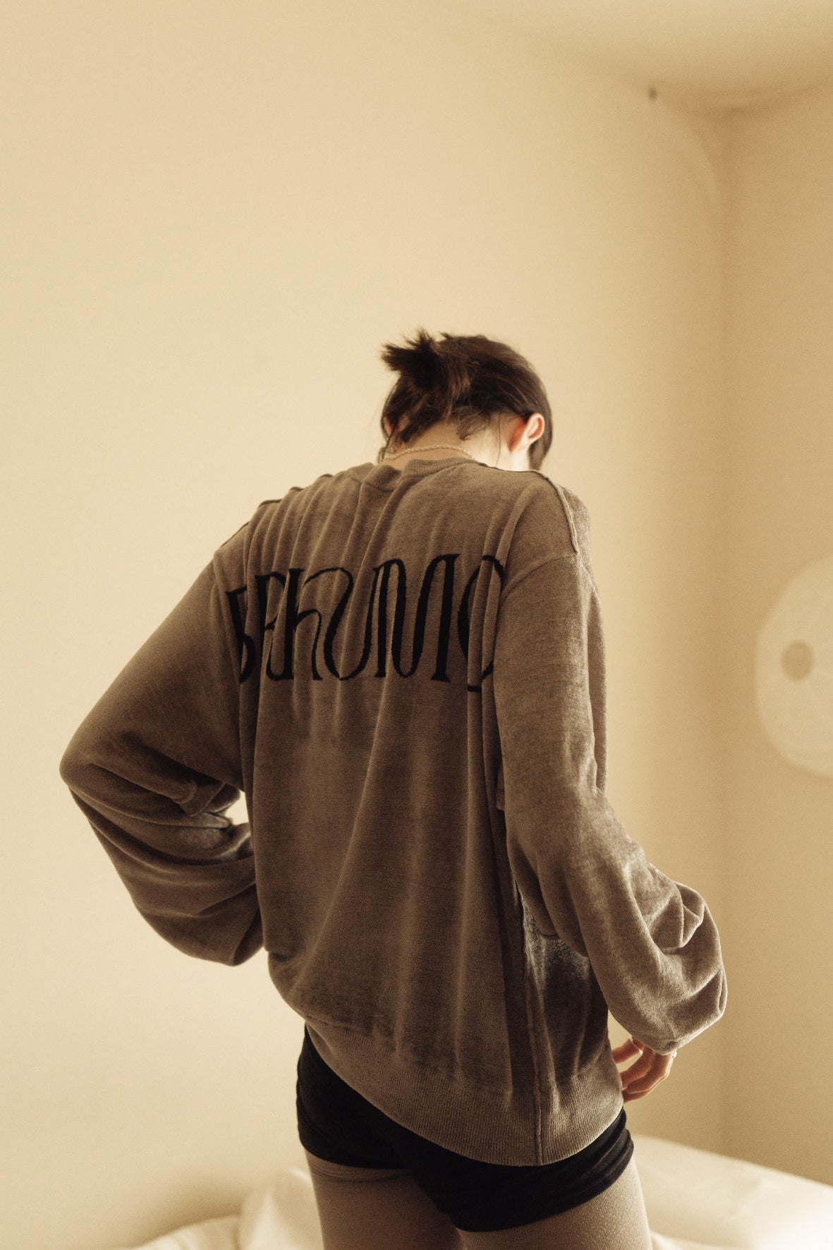 velours pullover/2color