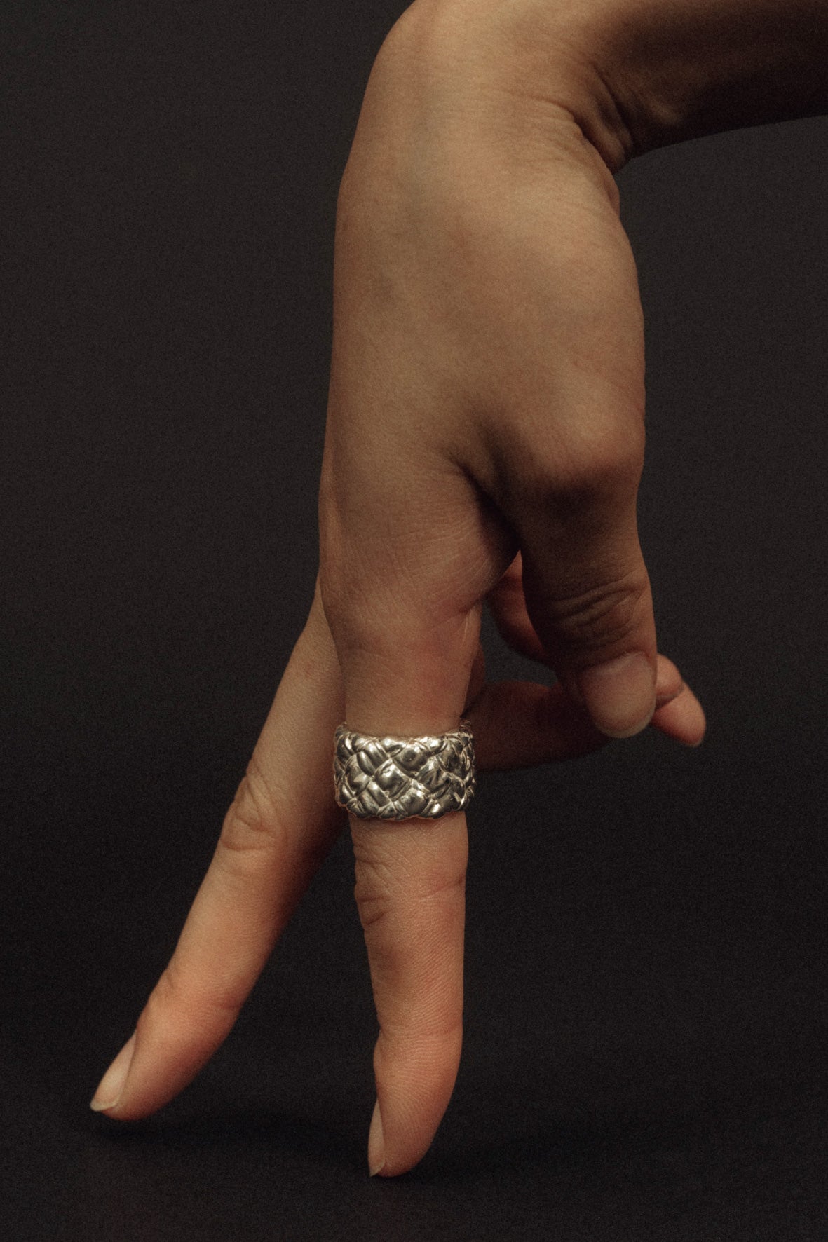 xo ring M(silver/gold)