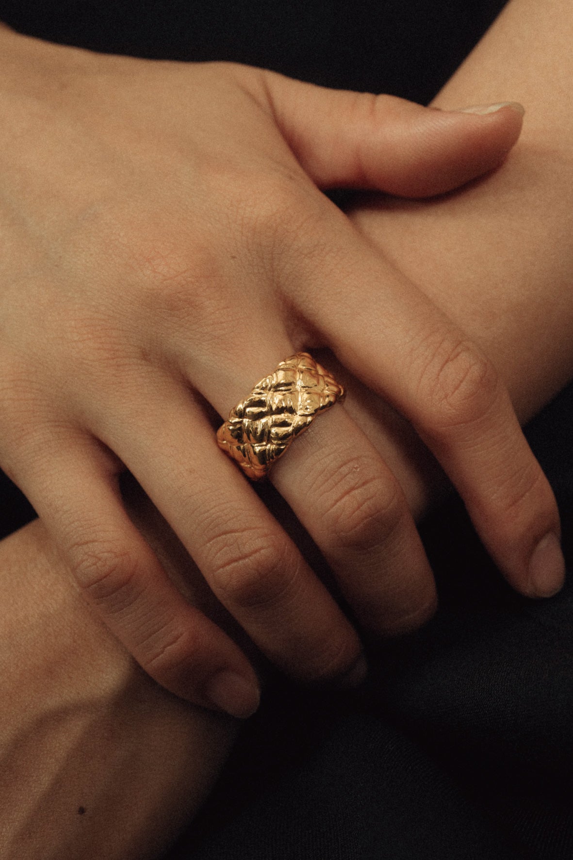 xo ring M(silver/gold)