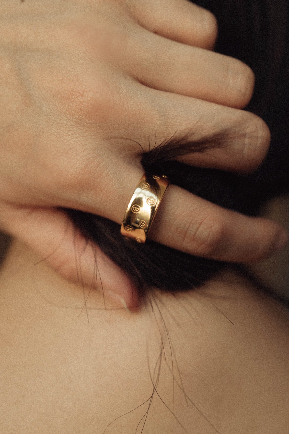 maru B ring(silver/gold)