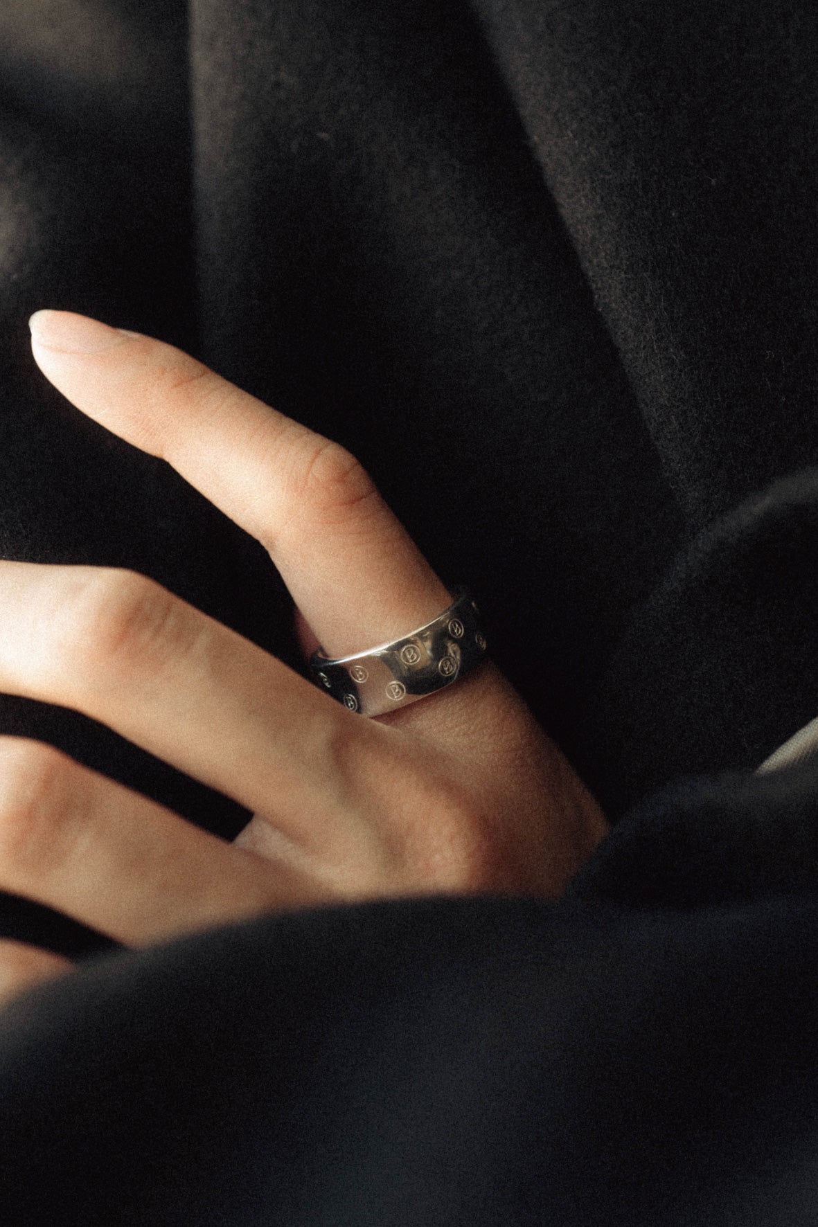 maru B ring(silver/gold)