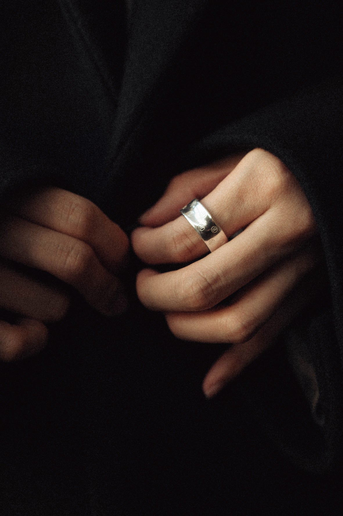 maru B ring(silver/gold)