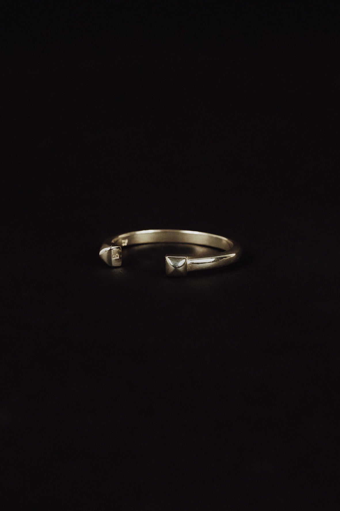 【店舗用】two studs ring(silver/gold)