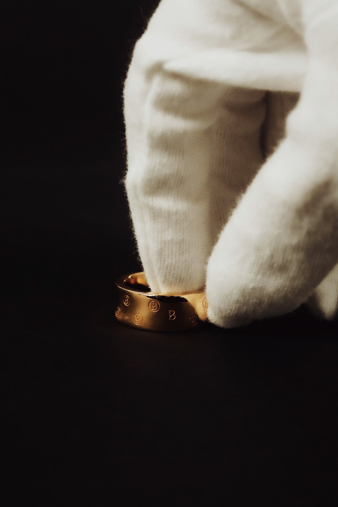 maru B ring(silver/gold)