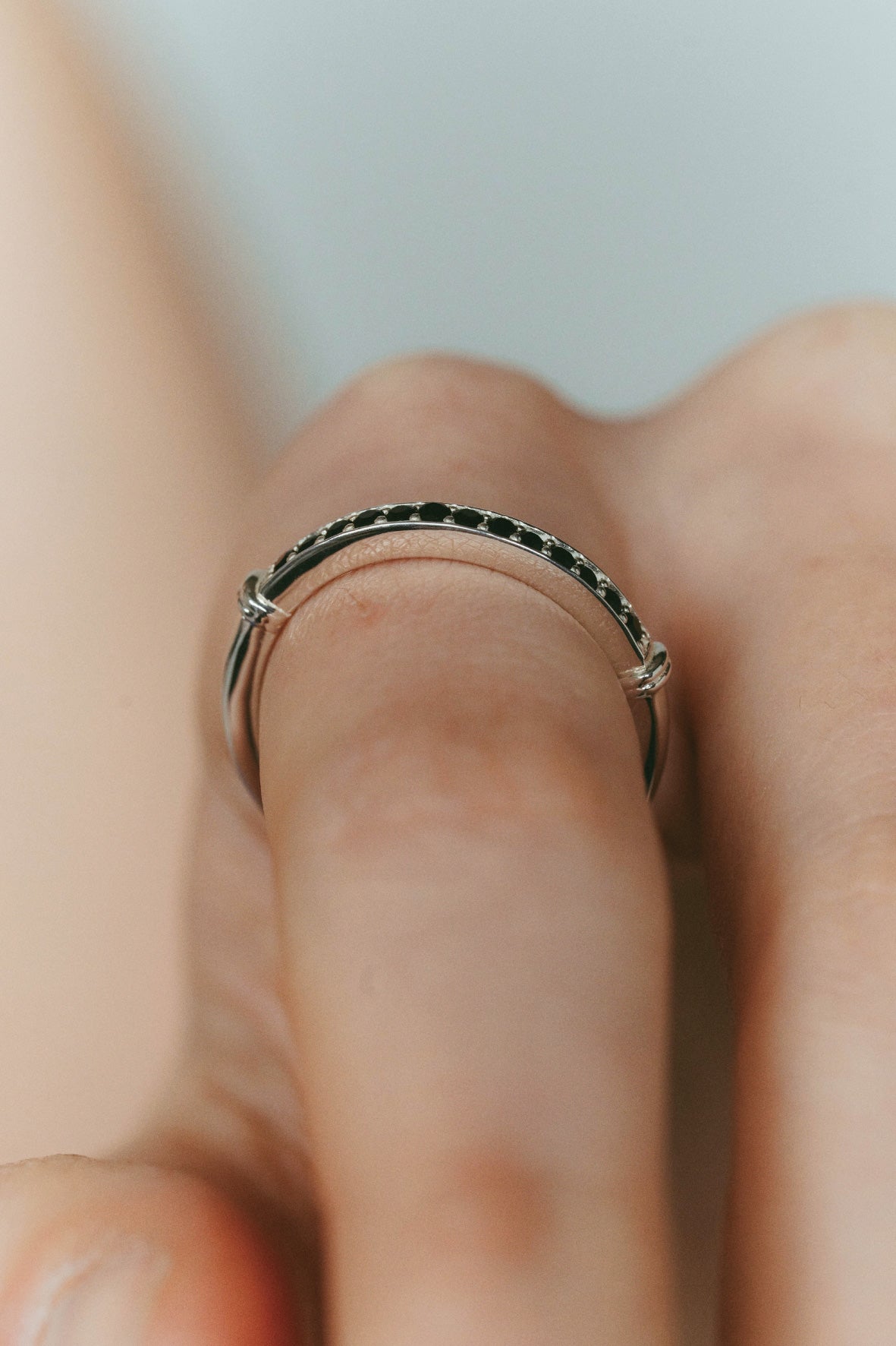 【受注販売】HR ring(onyx)(silver/gold)