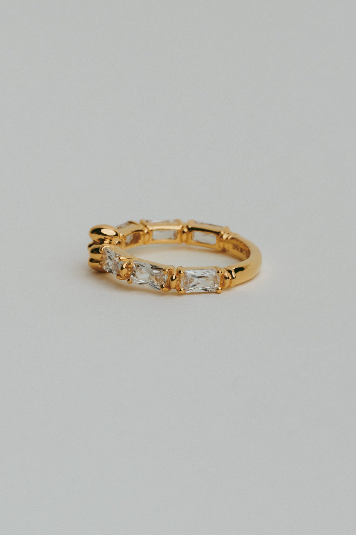 【受注販売】 flower ring/02(cz)(silver/gold)