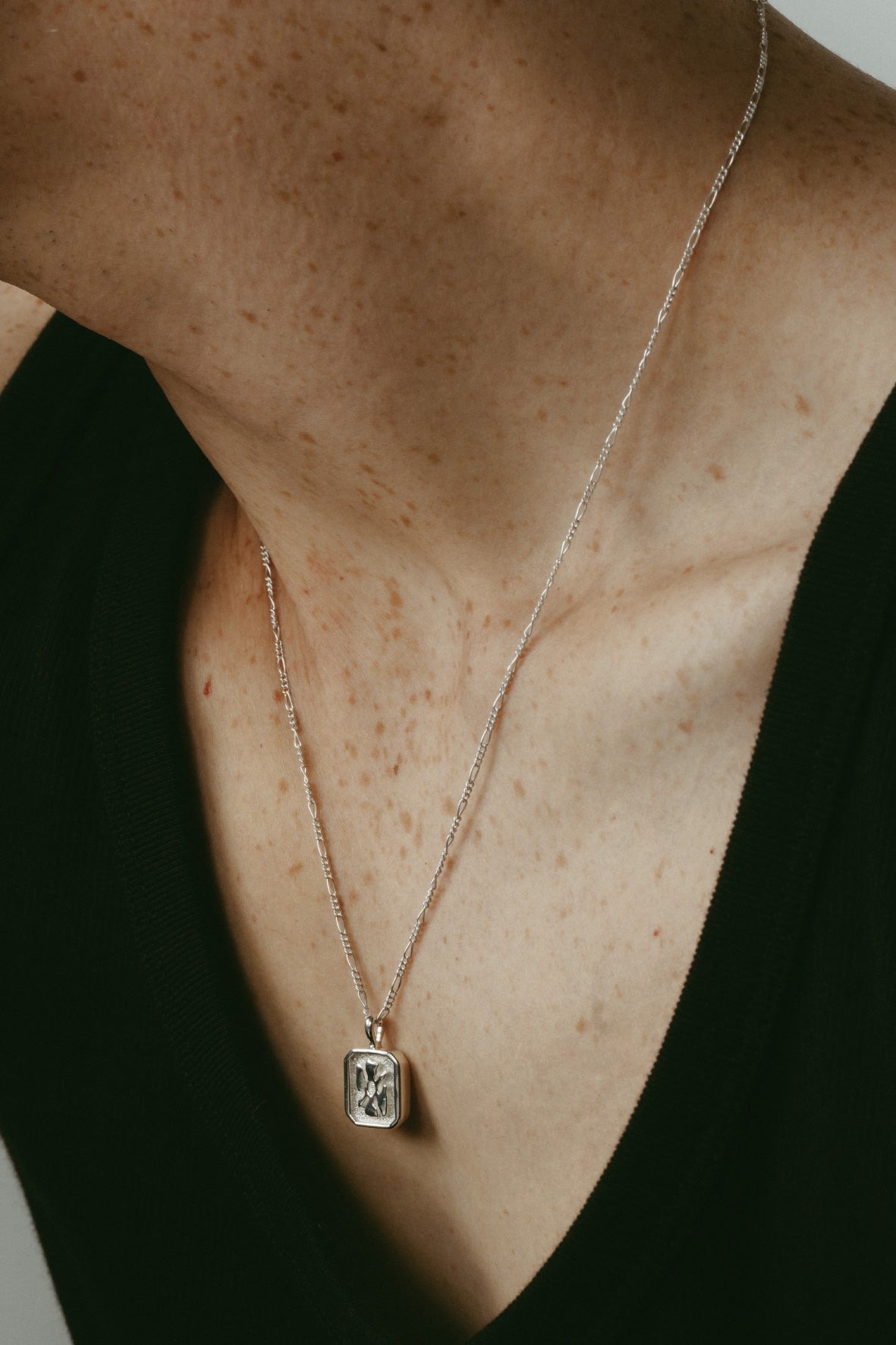 【受注販売】flower necklace/01(silver/gold)