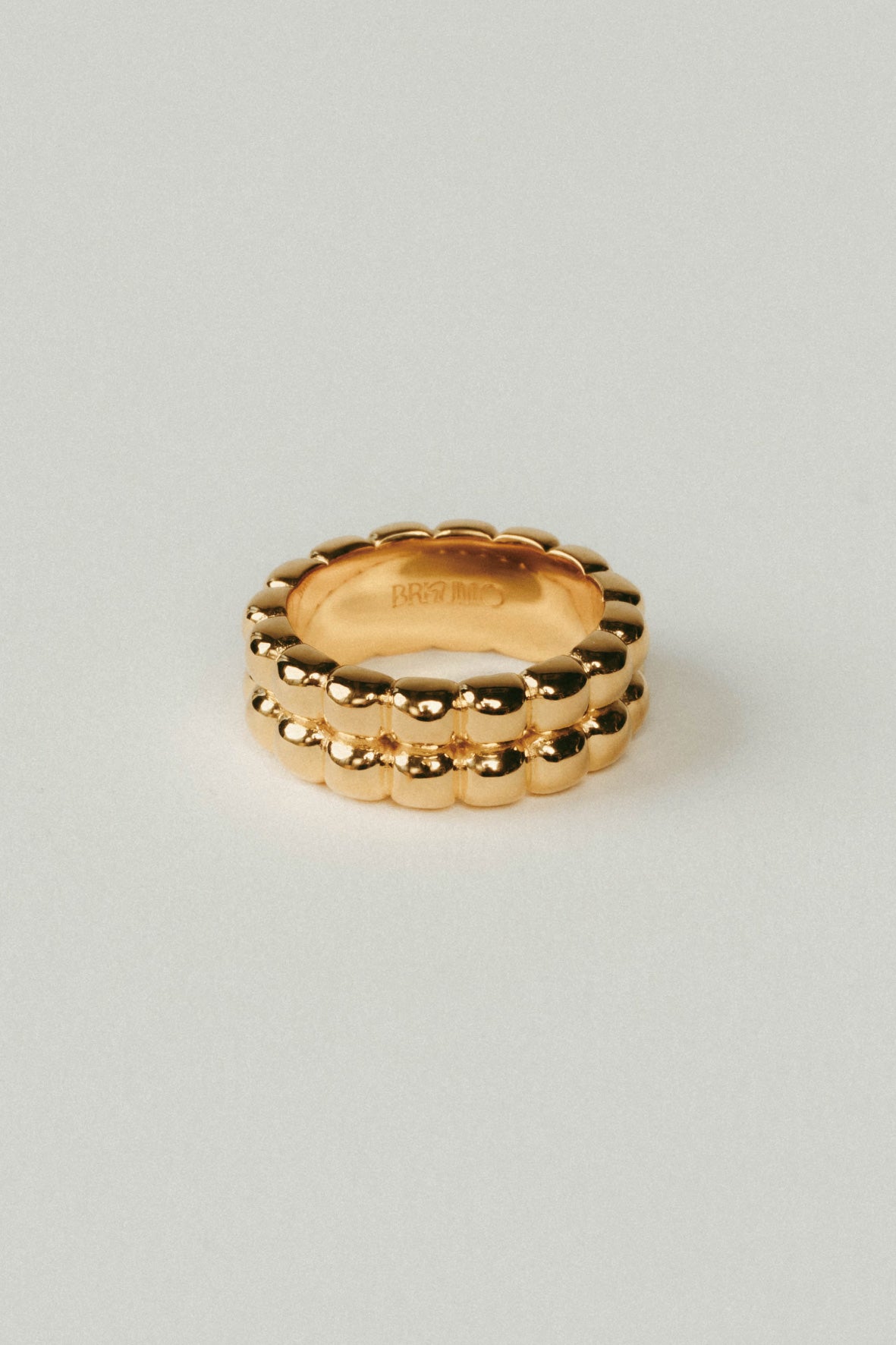 【受注販売】omochi ring(silver/gold)