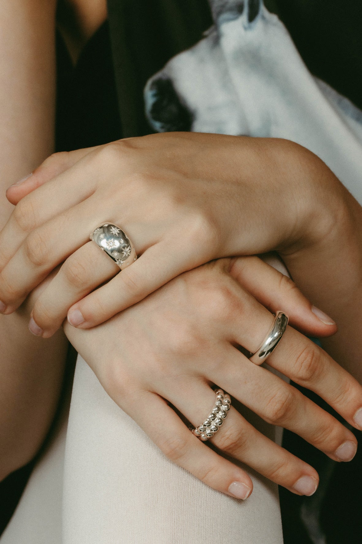 【受注販売】omochi ring(silver/gold)