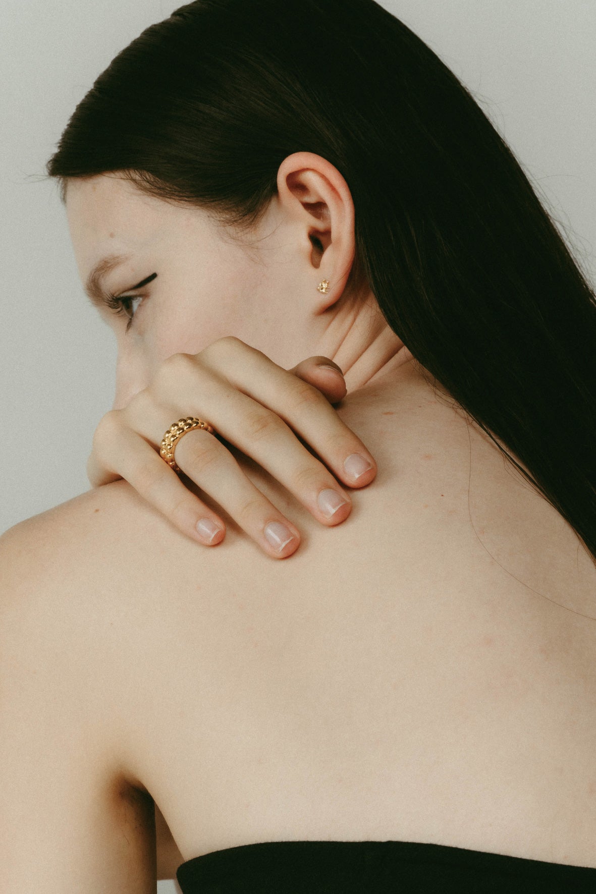 【受注販売】omochi ring(silver/gold)