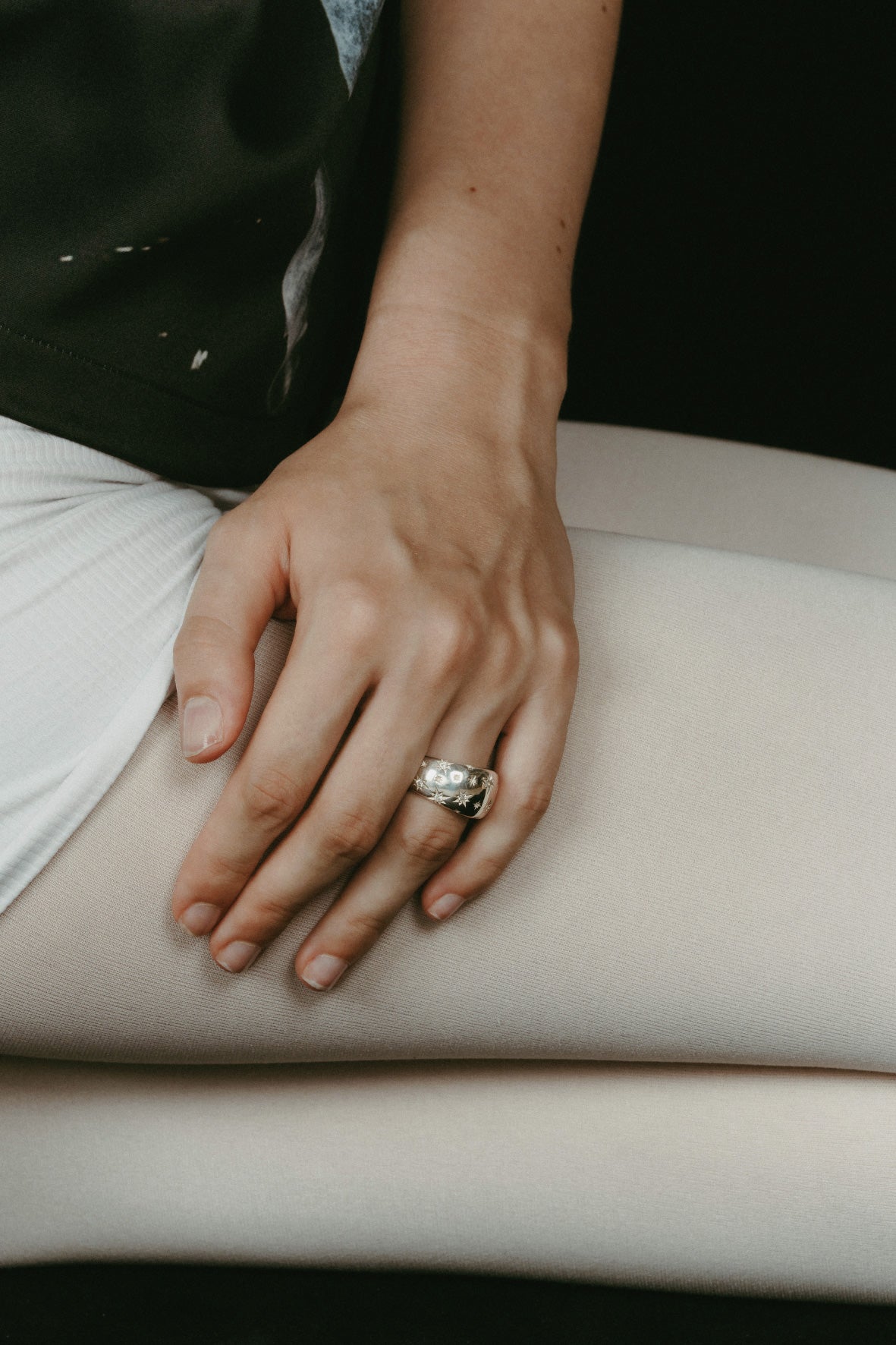 【受注販売】star ring(silver/gold)