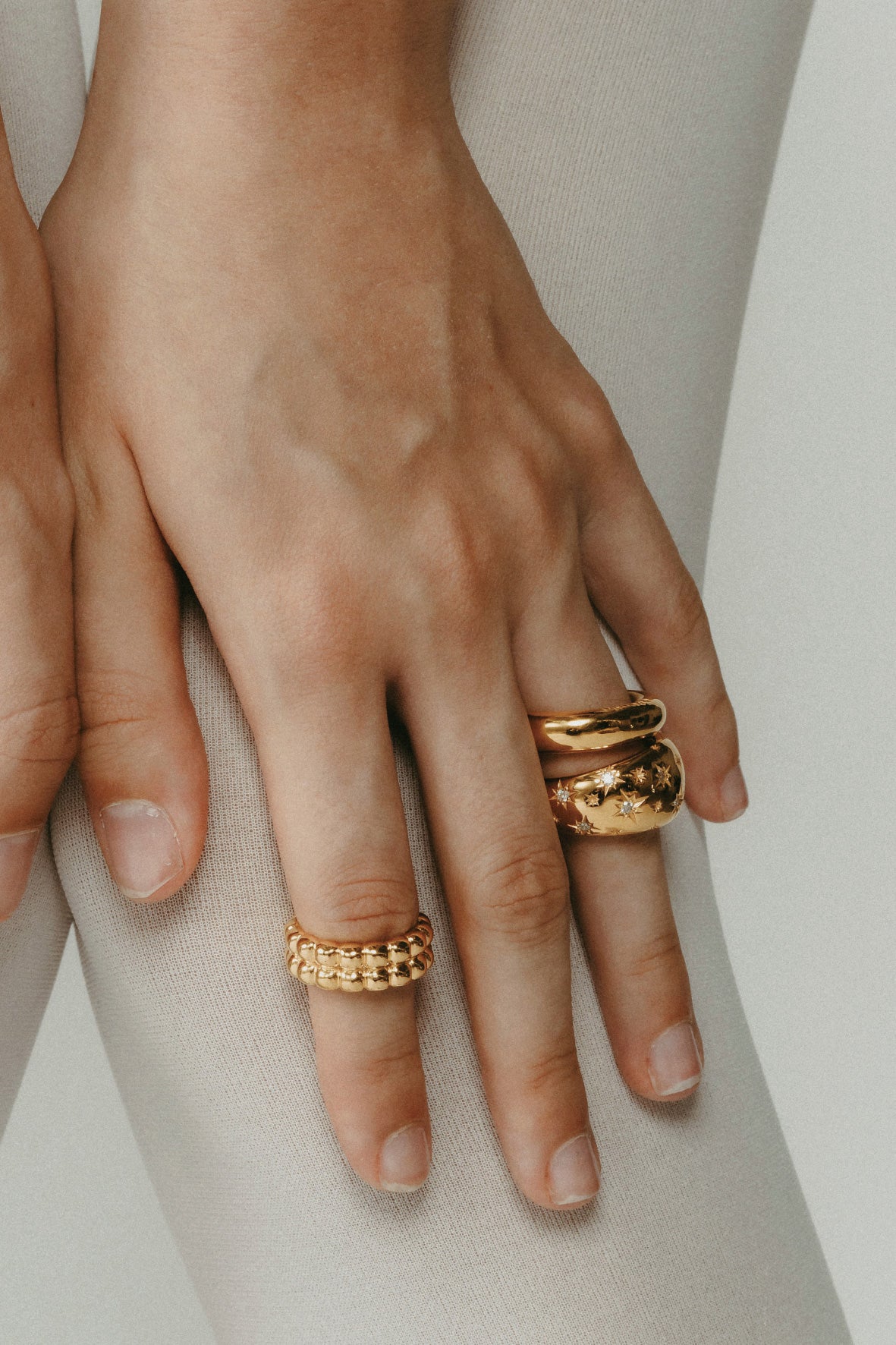 【受注販売】star ring(silver/gold)