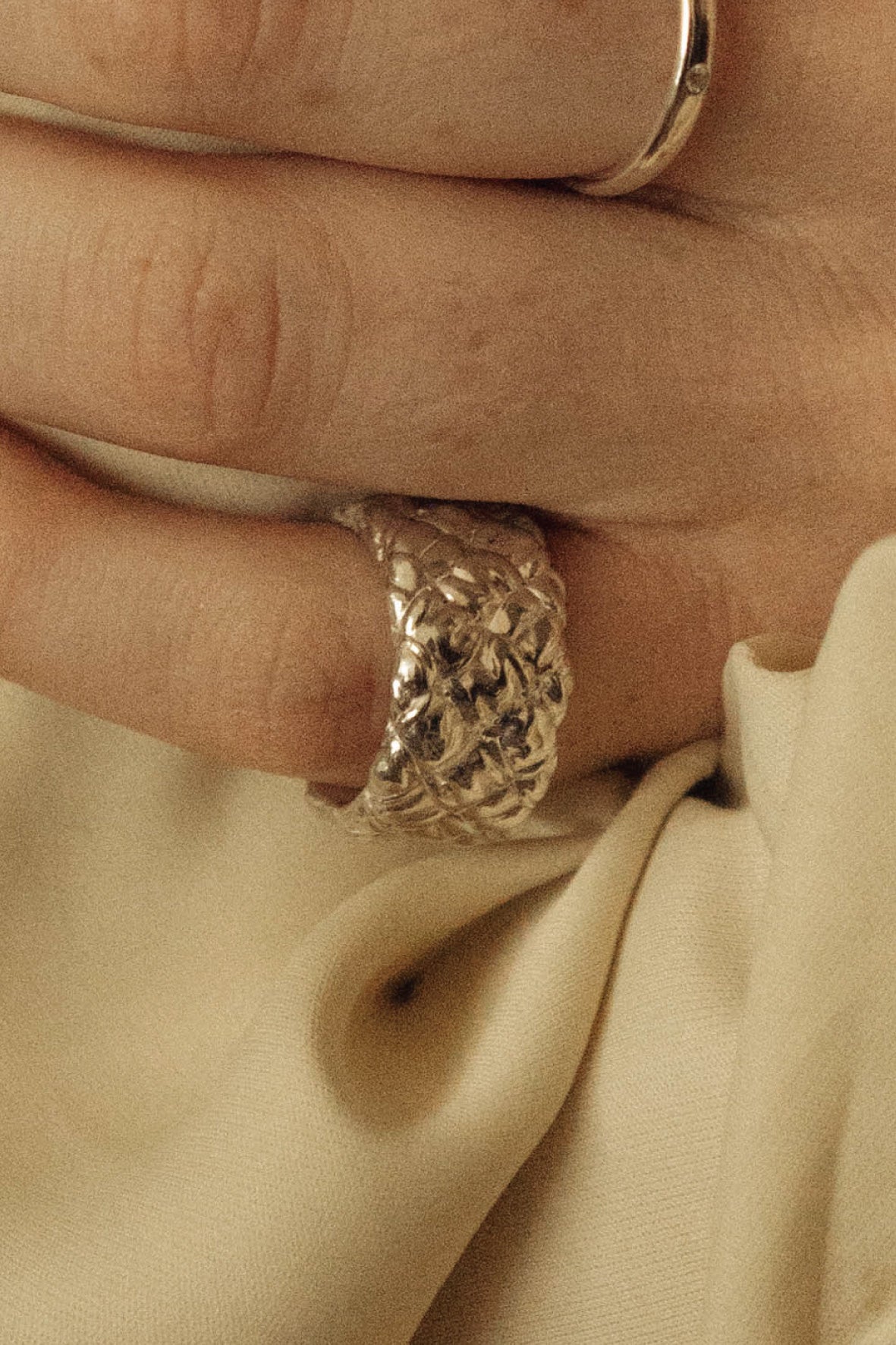 xo ring M(silver/gold)