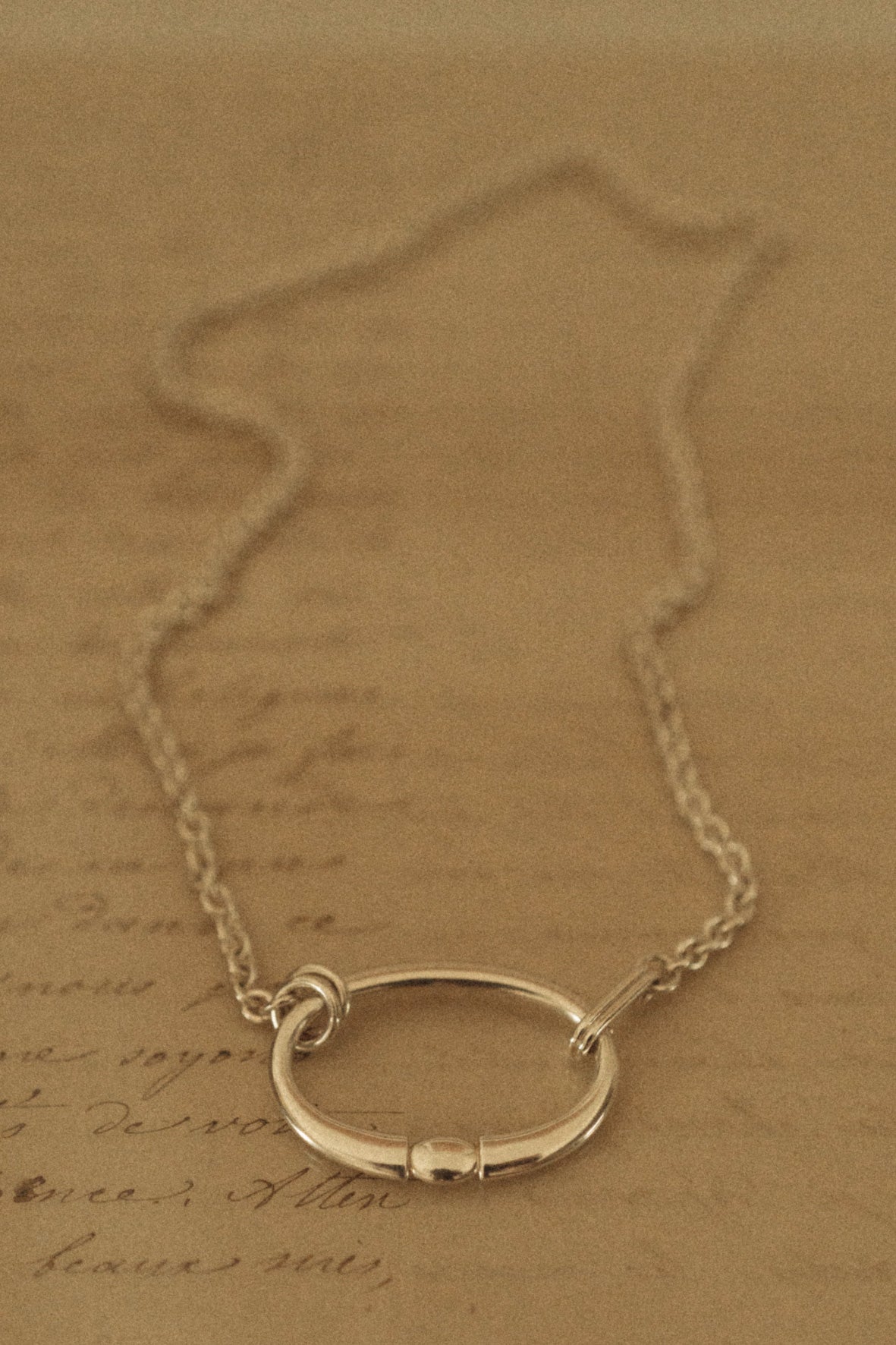 motif necklace(silver/gold)