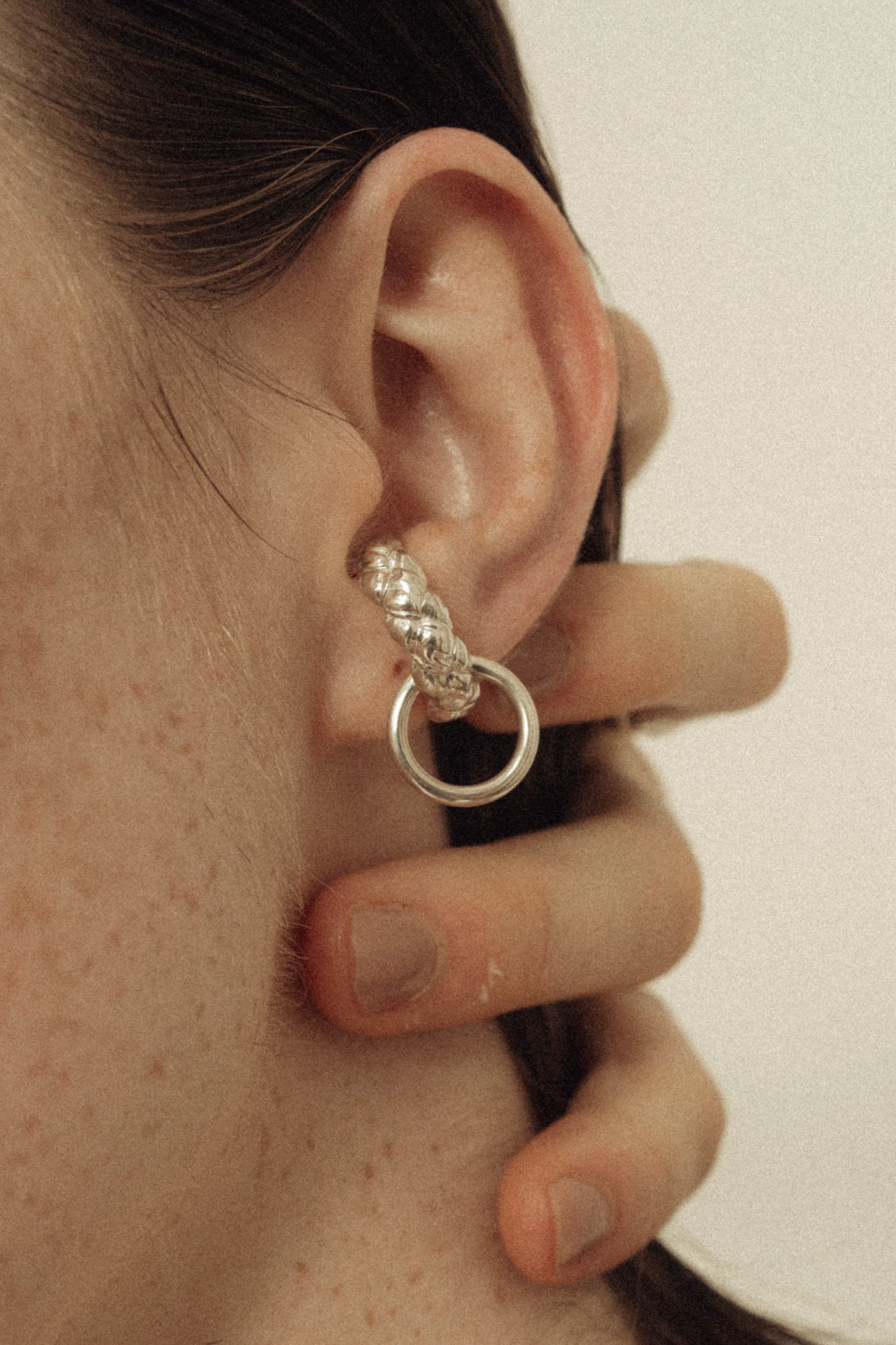 3way ear cuff(silver/gold)