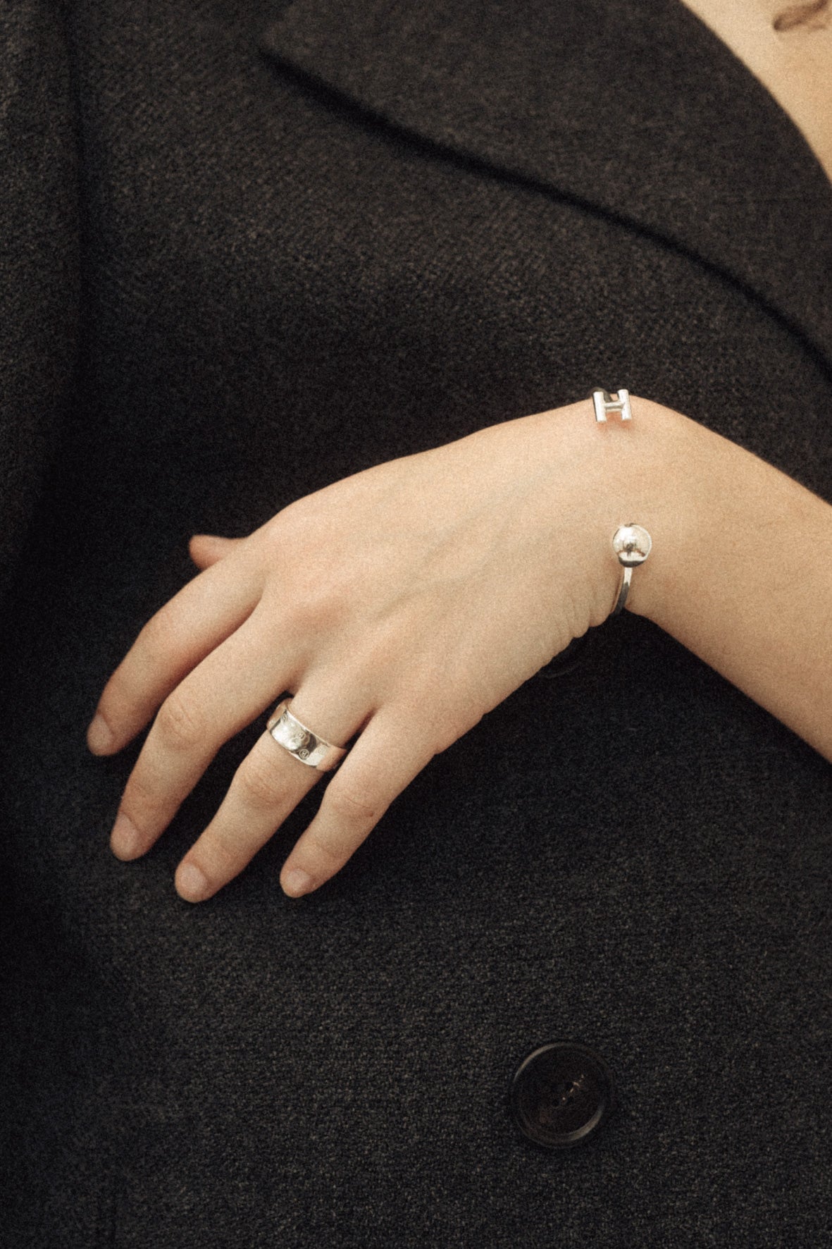 maru B ring(silver/gold)