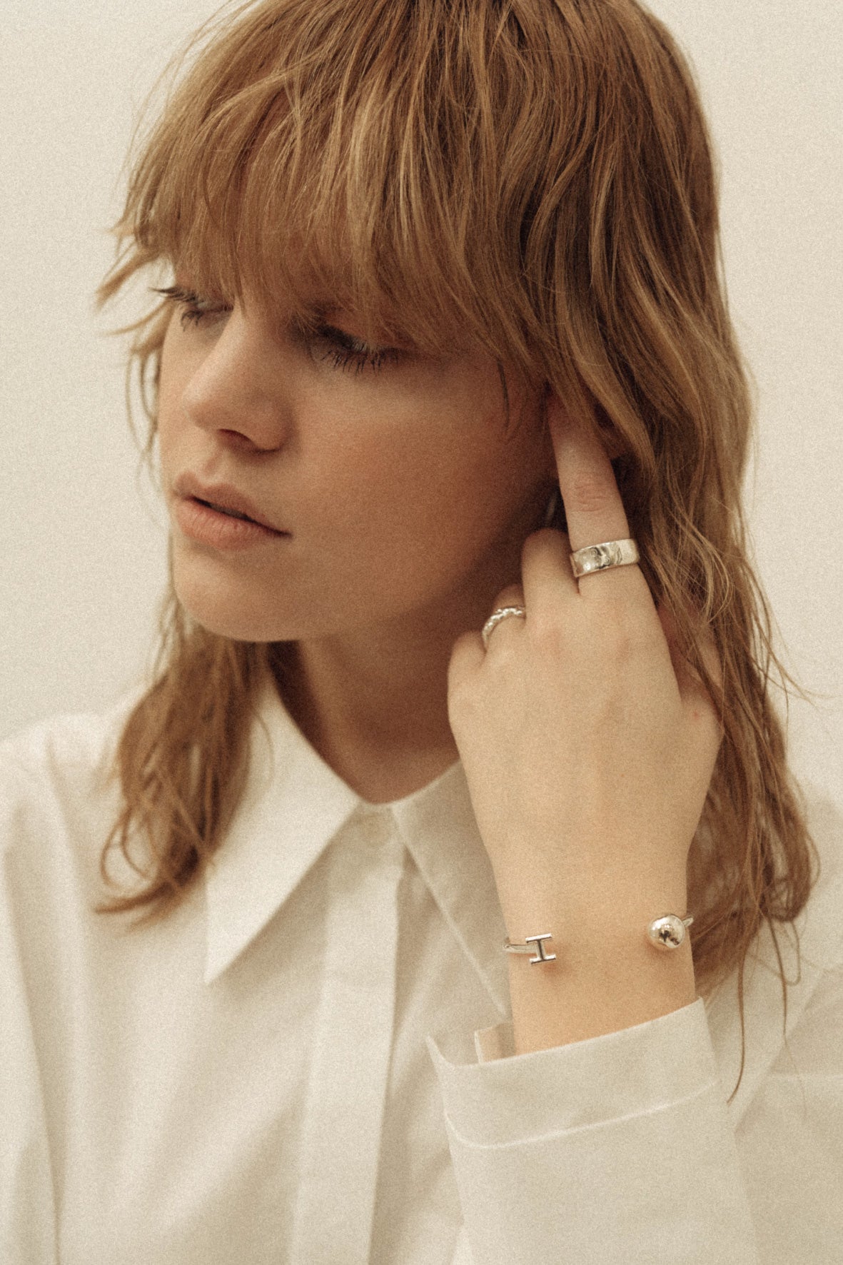 maru B ring(silver/gold)