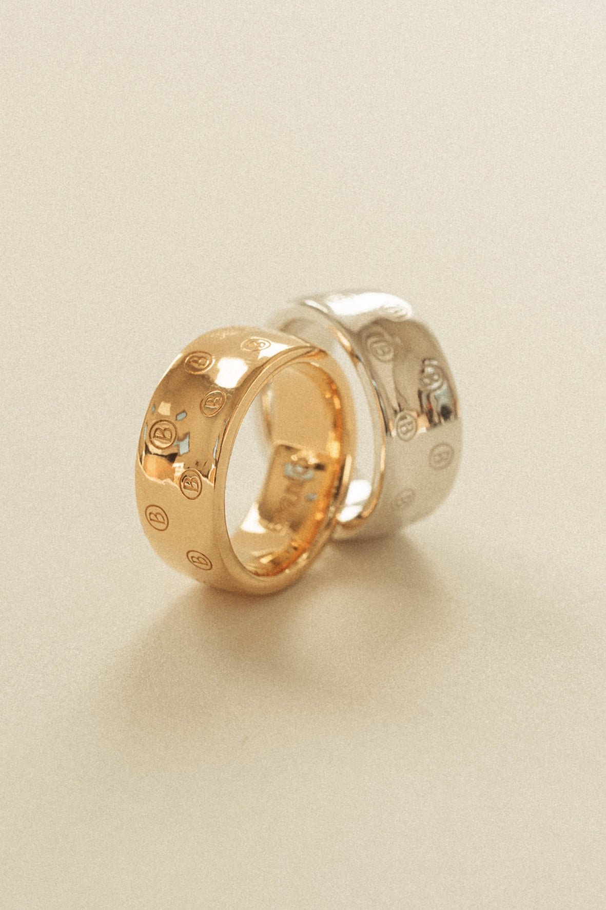 maru B ring(silver/gold)