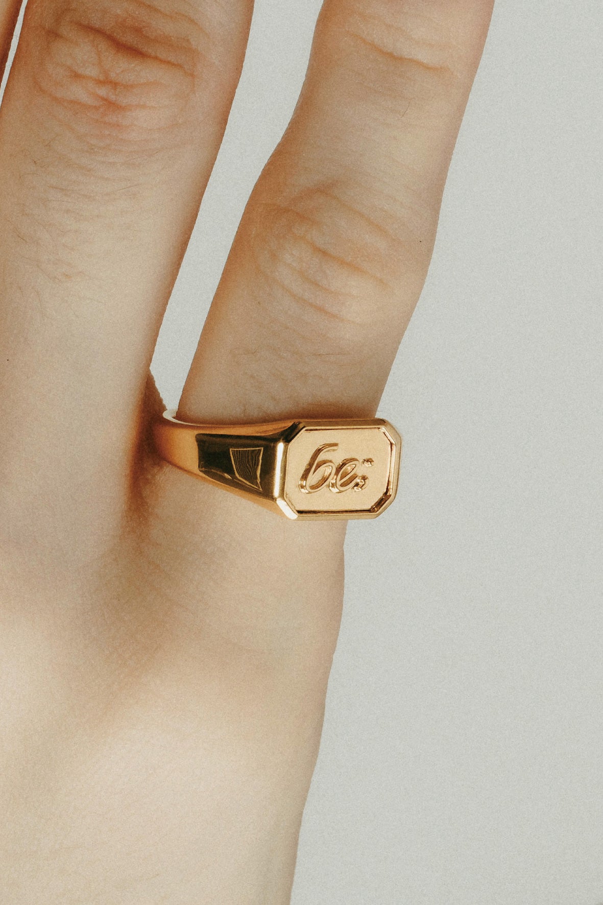 【受注販売】be; ring(silver/gold)
