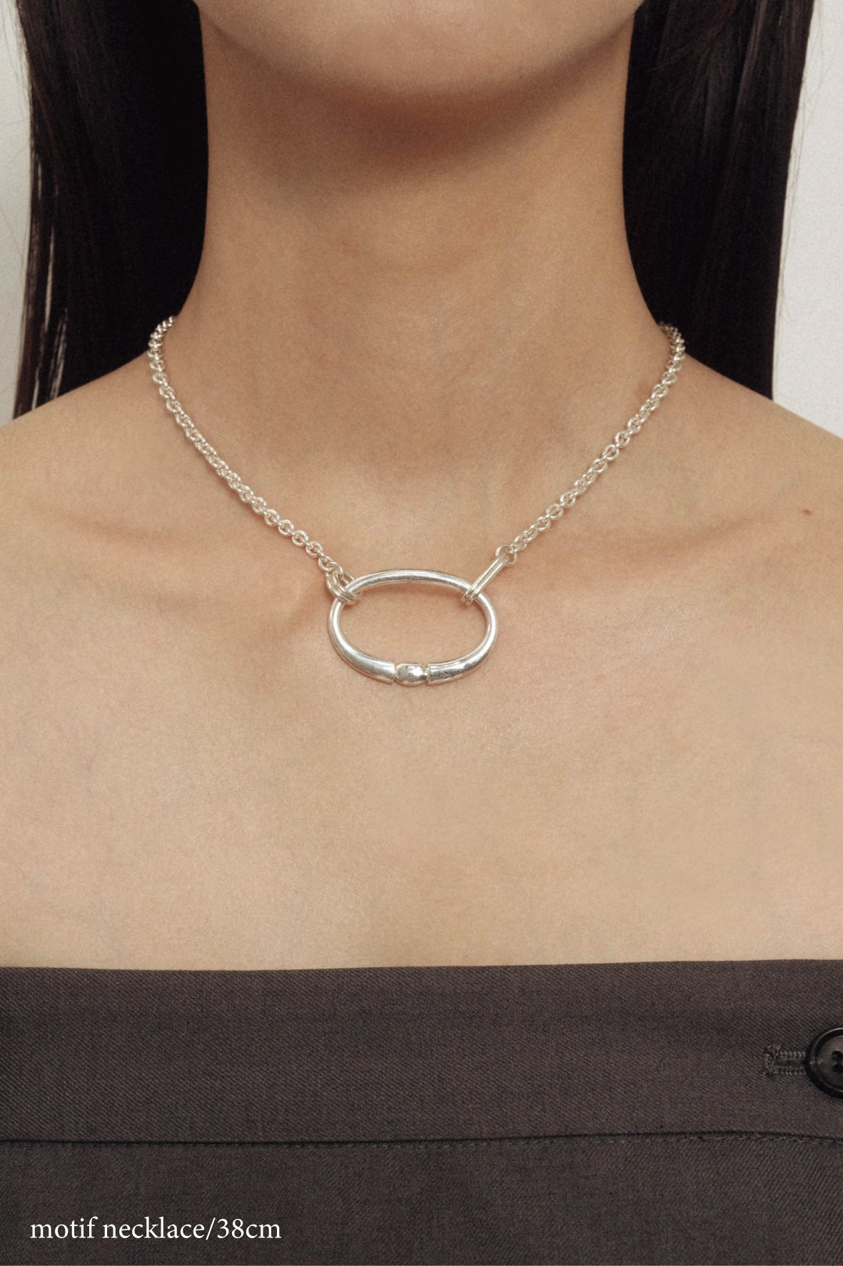 motif necklace(silver/gold)