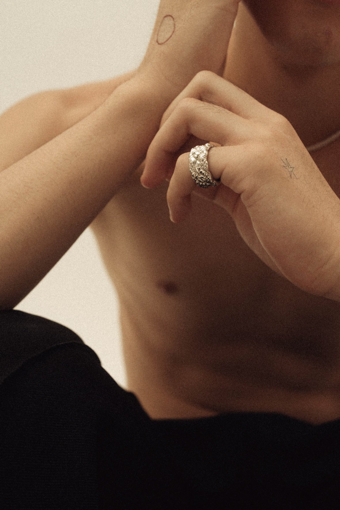 xo ring M(silver/gold)