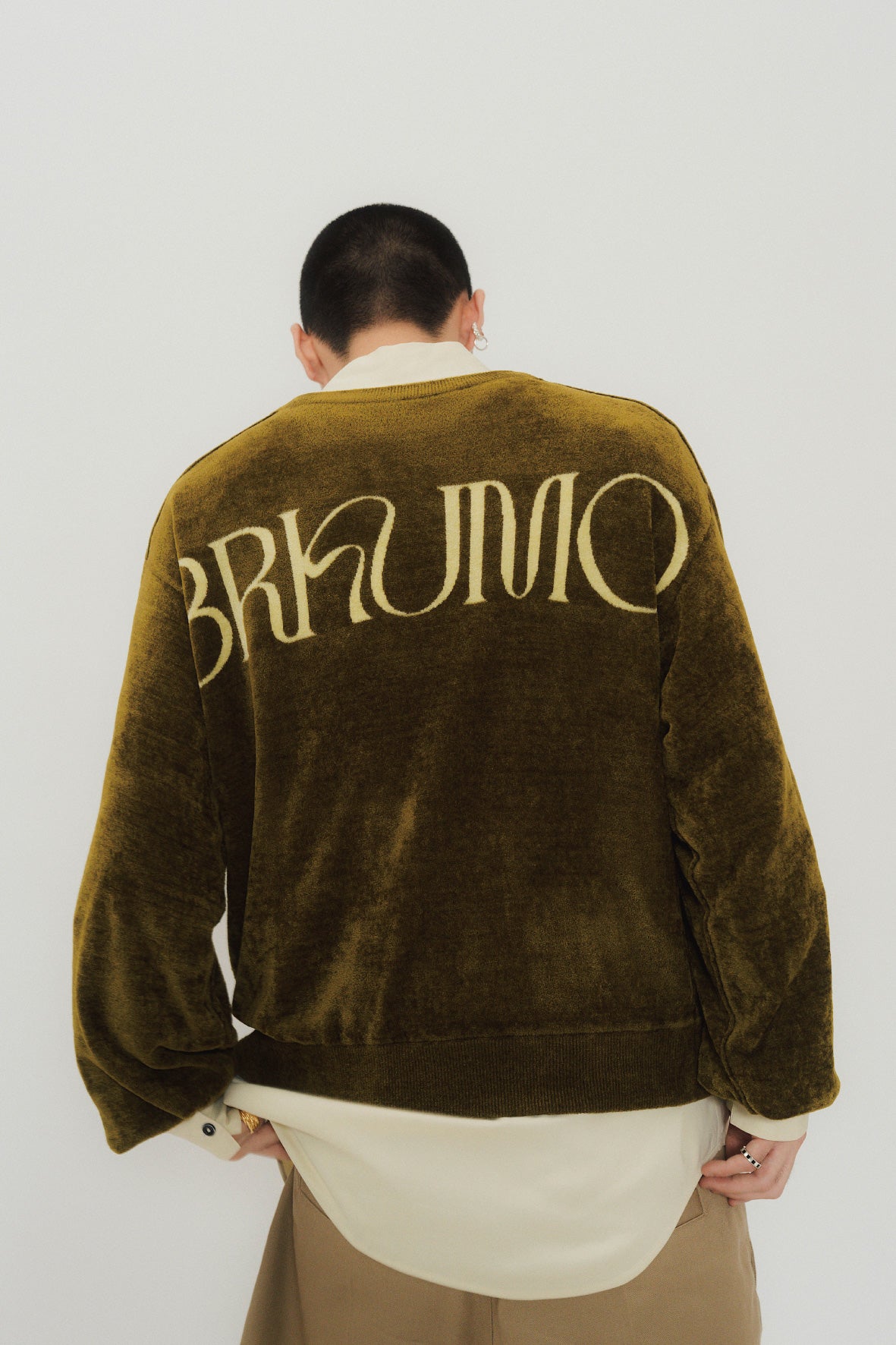 velours pullover/2color