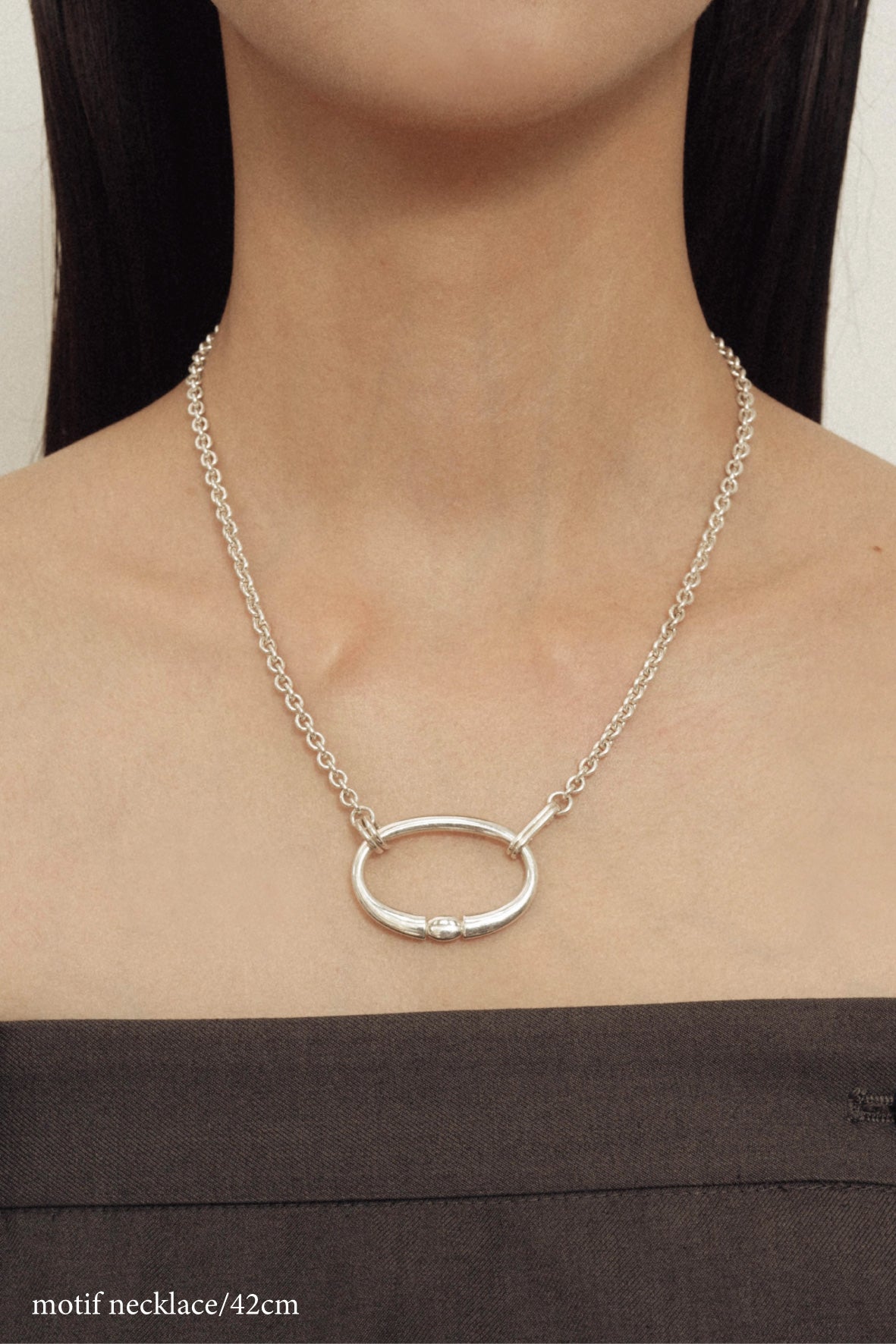 motif necklace(silver/gold)
