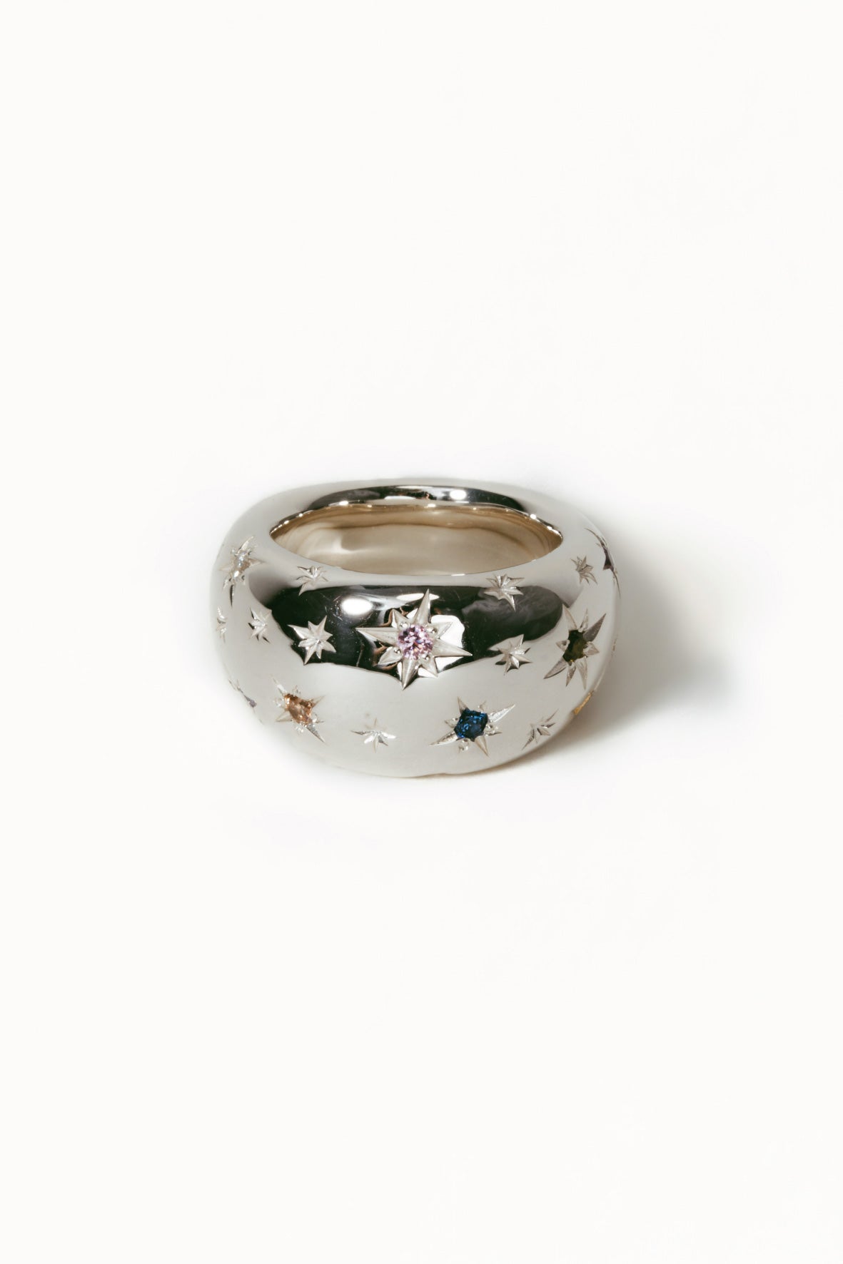 【受注商品】star ring/01(multi color)(silver)