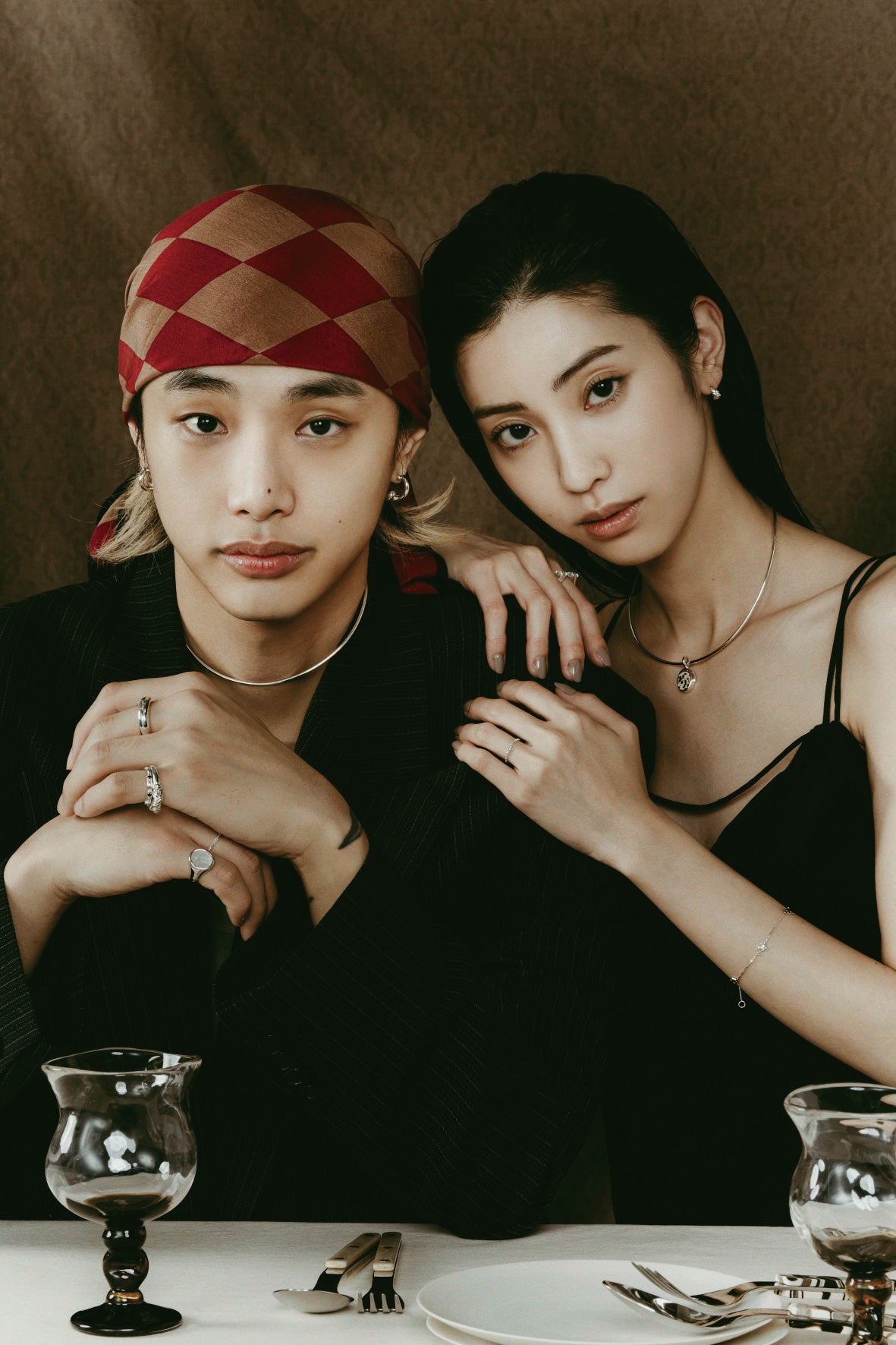 マルモ◆ケシパール フープピアス✧花籠 16G］重なった花びらが可愛い♪爽やかシルバー フラワー キュービック