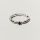 【受注商品】H link ring(onyx)(silver/gold)