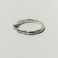 【受注商品】H link ring(cz)(silver/gold)