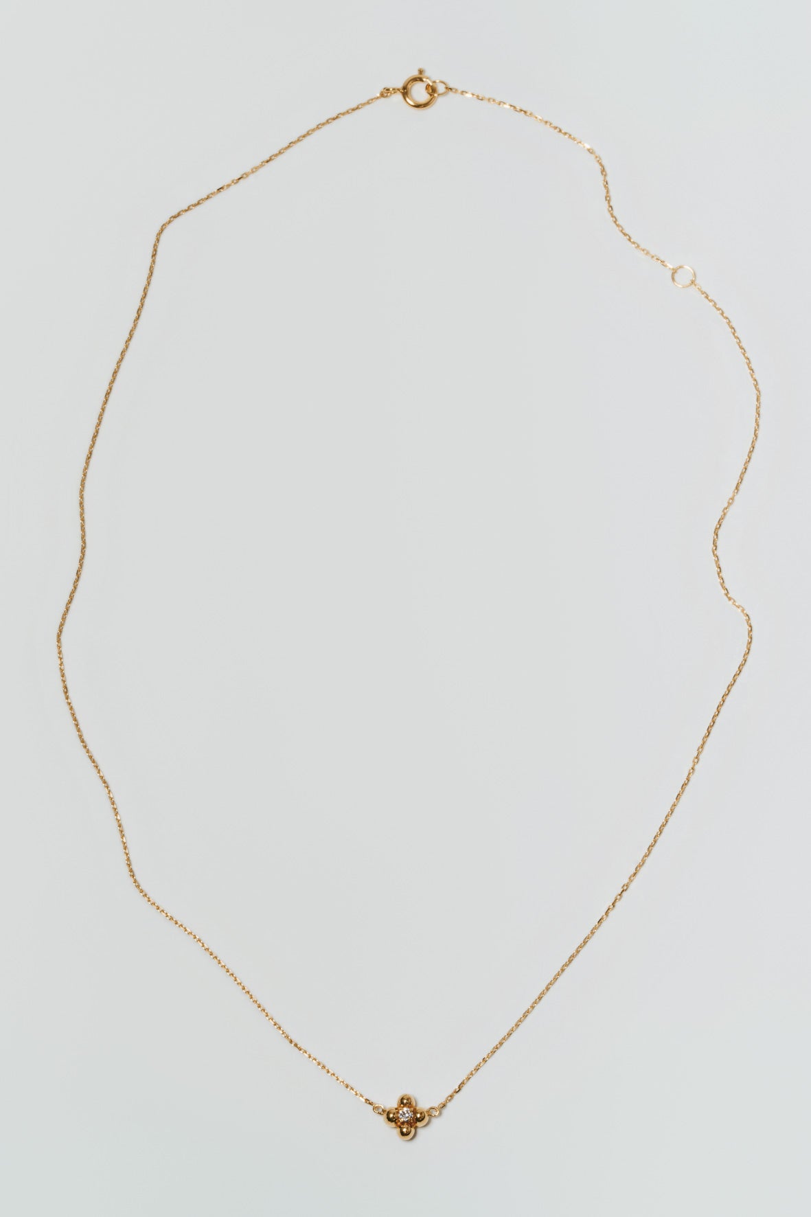 【店舗用】flower necklace/02(cz)(silver/gold)