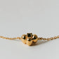 【受注商品】flower necklace/02(onyx)(silver/gold)