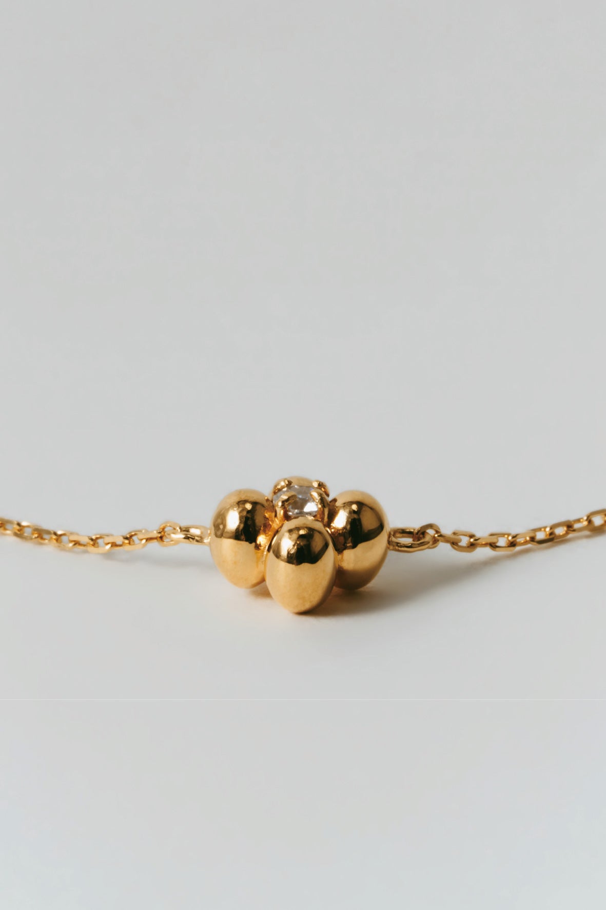 【店舗用】flower necklace/02(cz)(silver/gold)