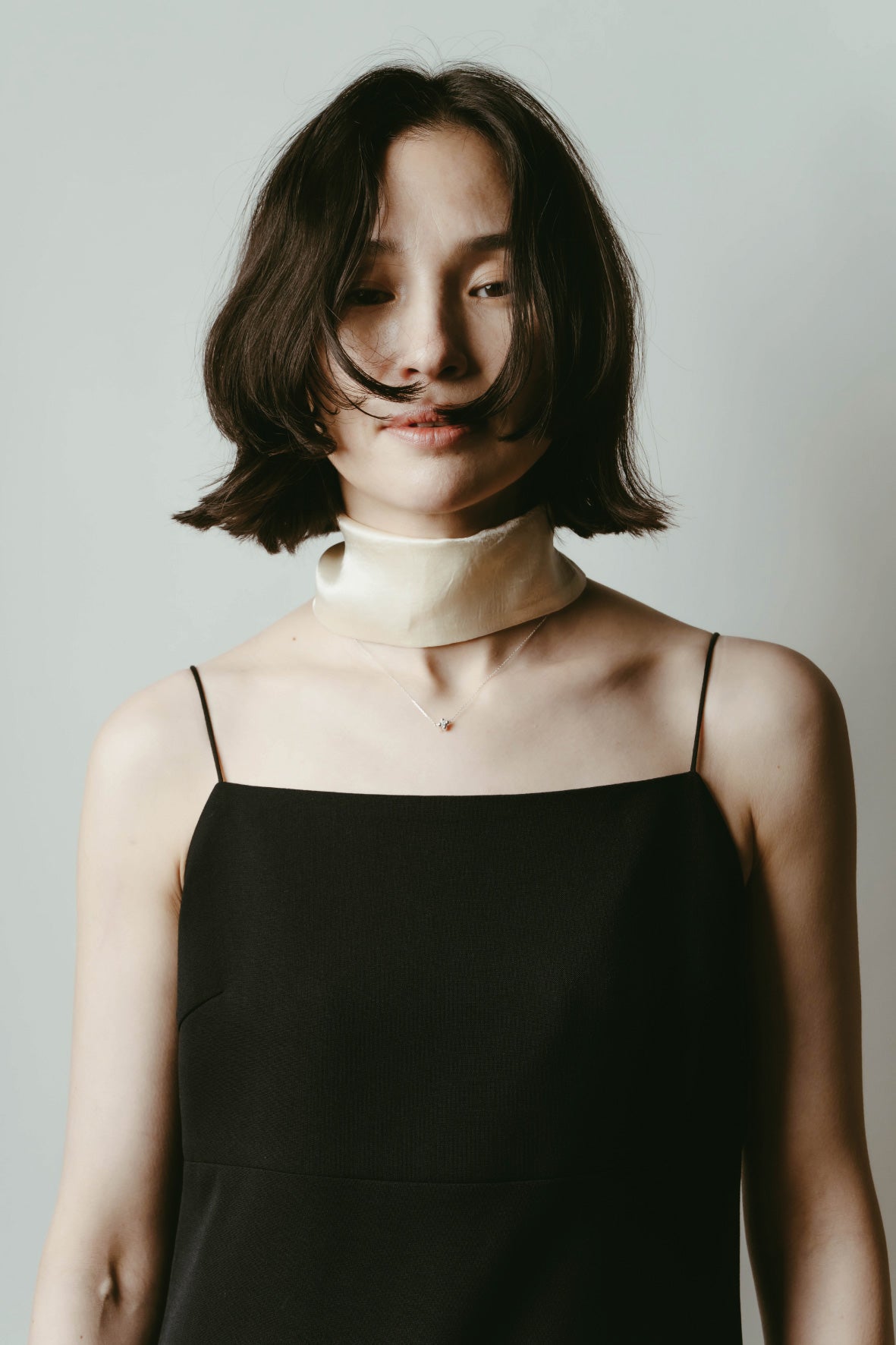【店舗用】flower necklace/02(cz)(silver/gold)