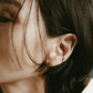 【受注販売】flower pierce/01(silver/gold)