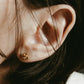【受注販売】flower pierce/01(silver/gold)