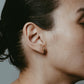 【受注販売】flower pierce /01(onyx)(silver/gold)
