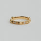 【受注販売】HO ring[cubic zirconia](silver/gold)