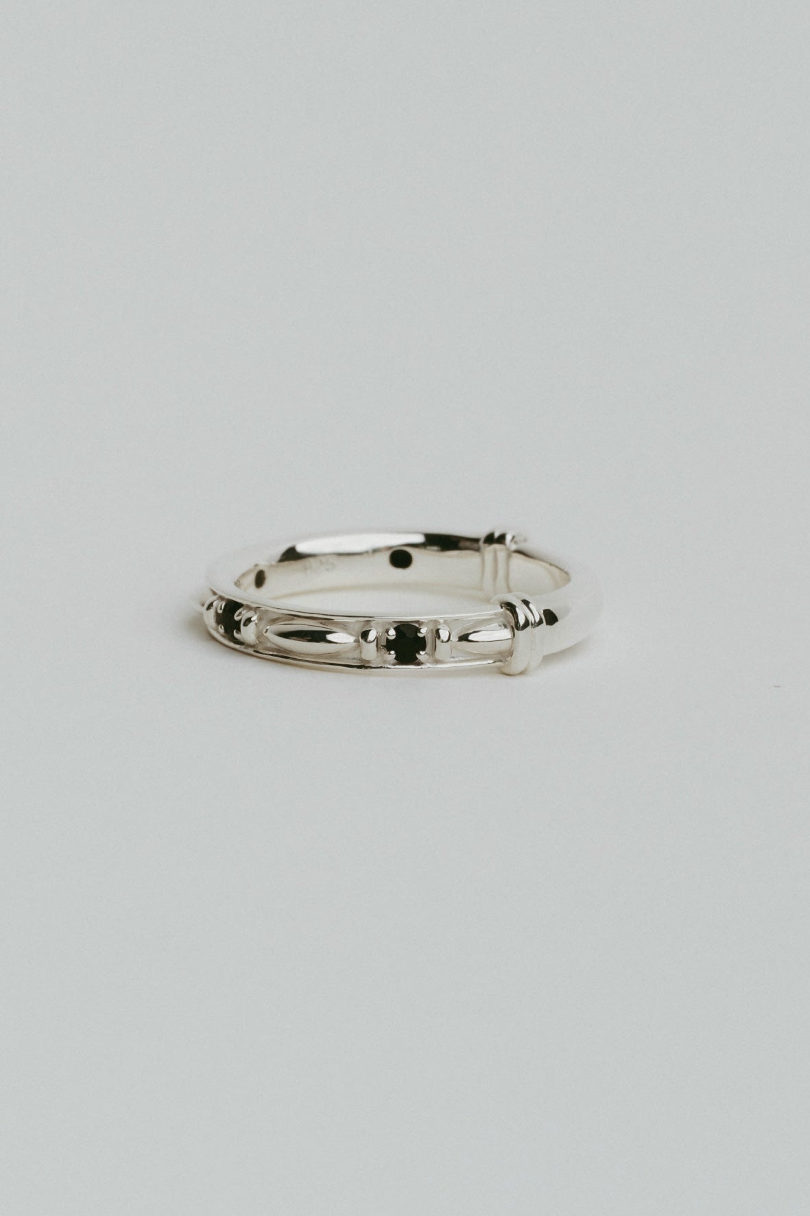 【受注販売】HO ring[onyx](silver/gold)