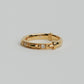 【受注販売】HO ring[cubic zirconia](silver/gold)