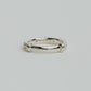 【受注販売】HO ring[cubic zirconia](silver/gold)