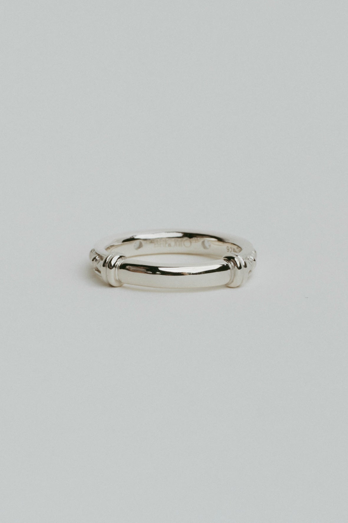 【受注販売】HO ring[cubic zirconia](silver/gold)
