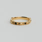 【受注販売】HO ring[onyx](silver/gold)