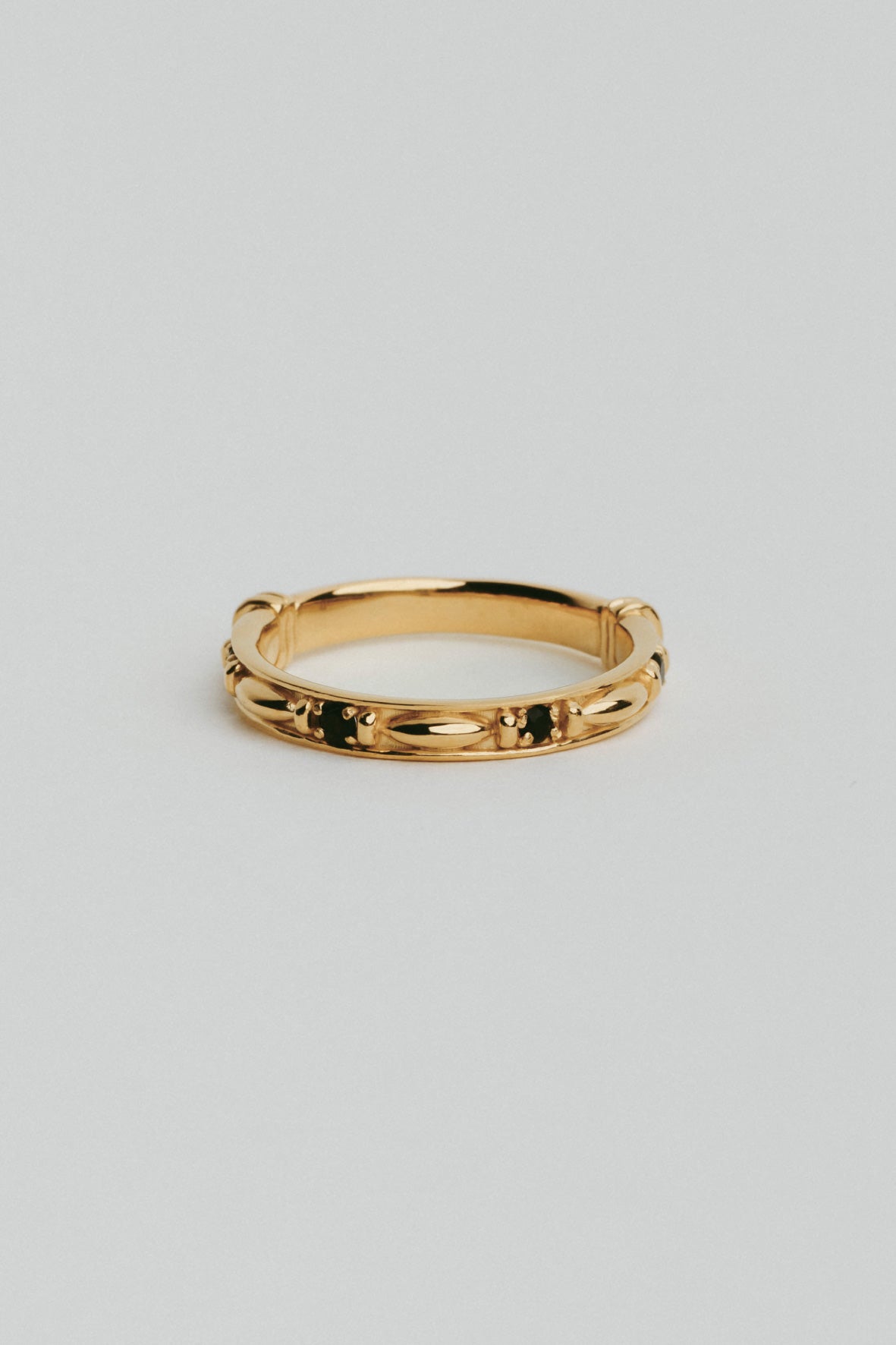 【受注販売】HO ring[onyx](silver/gold)