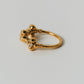 【受注商品】flower ring/03(cz)(silver/gold)