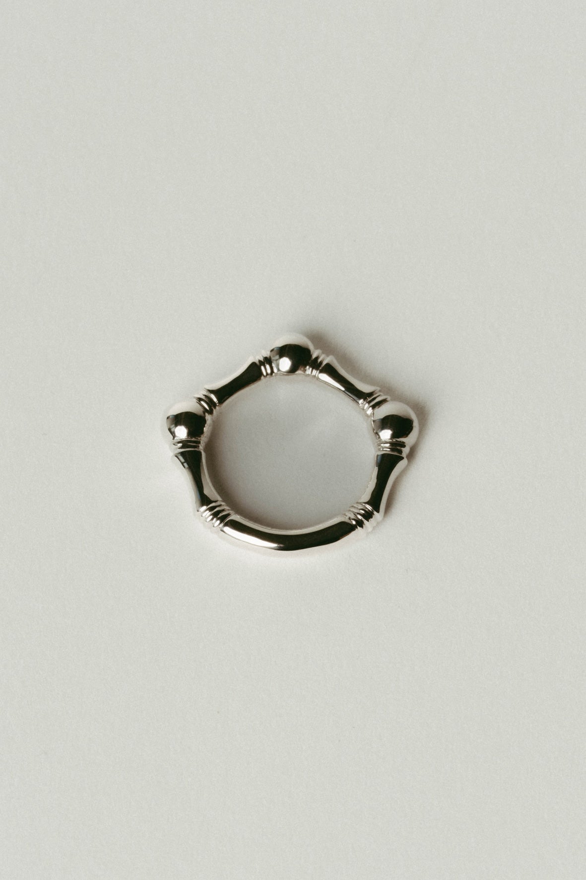 【受注販売】pole ring(silver/gold)