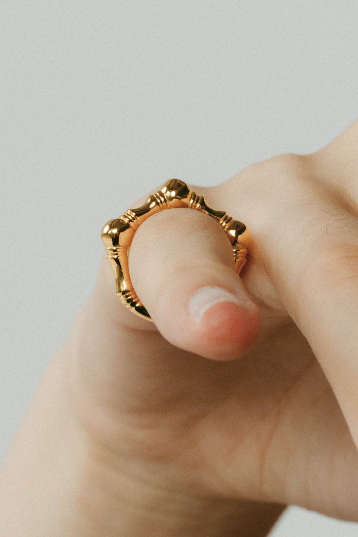 【受注販売】pole ring(silver/gold)
