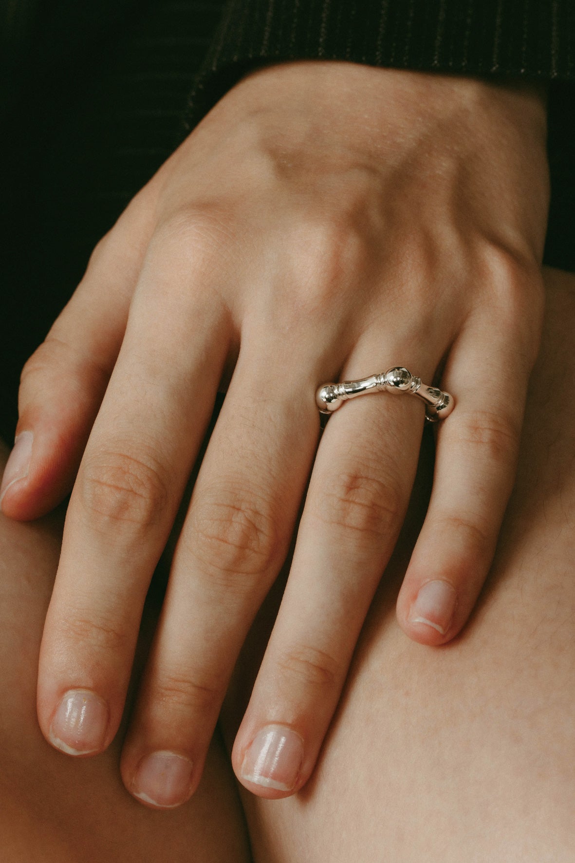 【受注販売】pole ring(silver/gold)