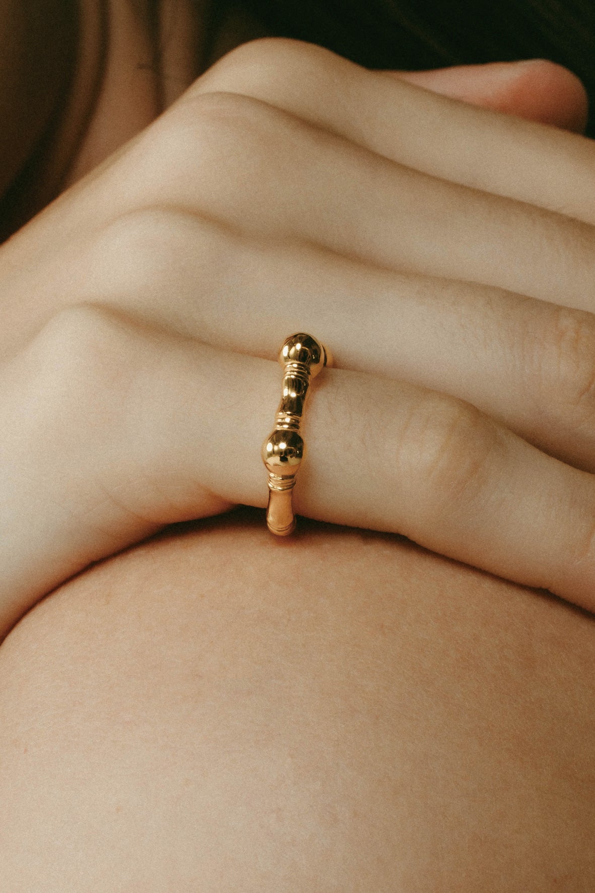 【受注販売】pole ring(silver/gold)